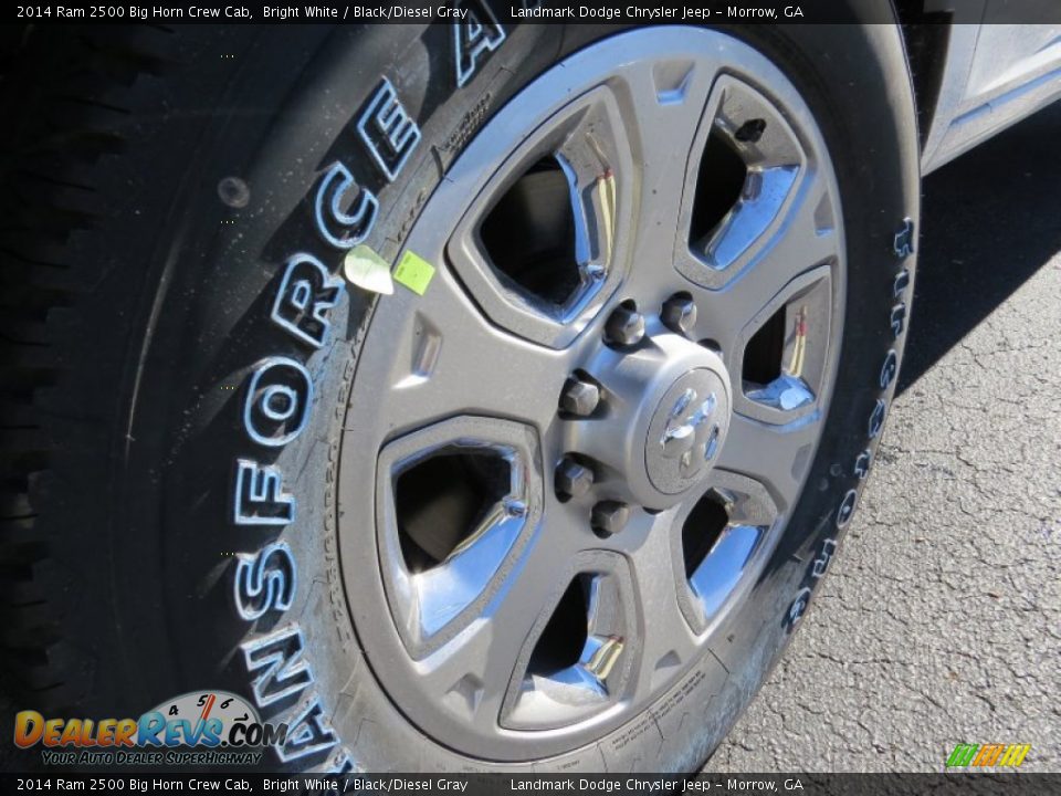 2014 Ram 2500 Big Horn Crew Cab Bright White / Black/Diesel Gray Photo #5