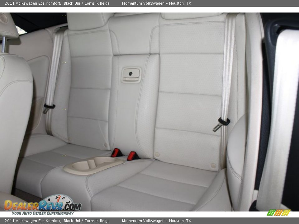 2011 Volkswagen Eos Komfort Black Uni / Cornsilk Beige Photo #23