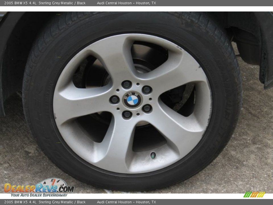 2005 BMW X5 4.4i Sterling Grey Metallic / Black Photo #5
