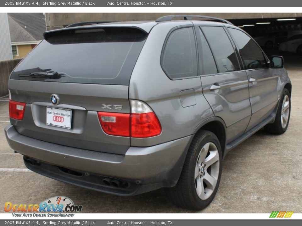 2005 BMW X5 4.4i Sterling Grey Metallic / Black Photo #8