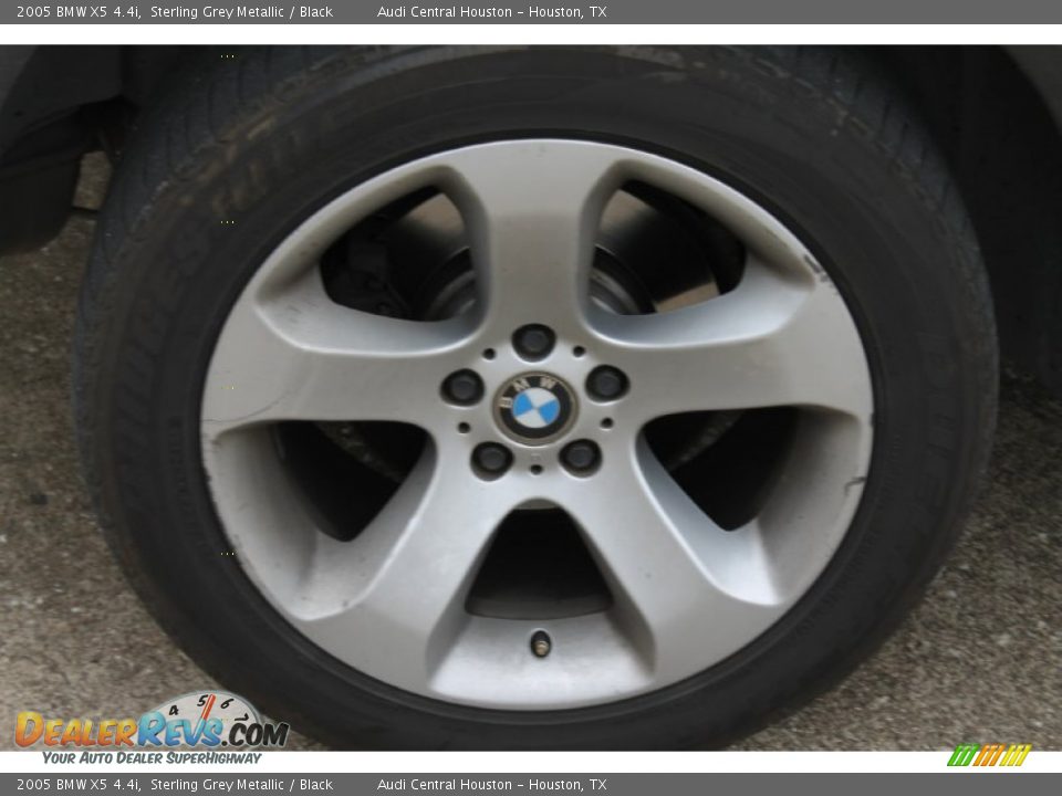 2005 BMW X5 4.4i Sterling Grey Metallic / Black Photo #9