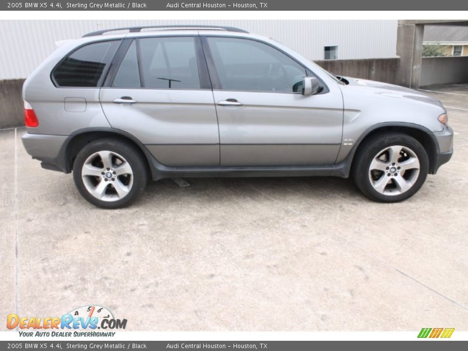 2005 BMW X5 4.4i Sterling Grey Metallic / Black Photo #10