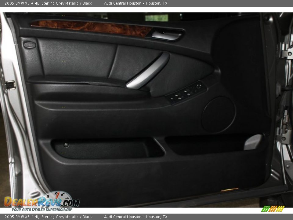 2005 BMW X5 4.4i Sterling Grey Metallic / Black Photo #12