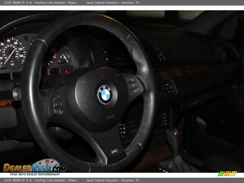 2005 BMW X5 4.4i Sterling Grey Metallic / Black Photo #14