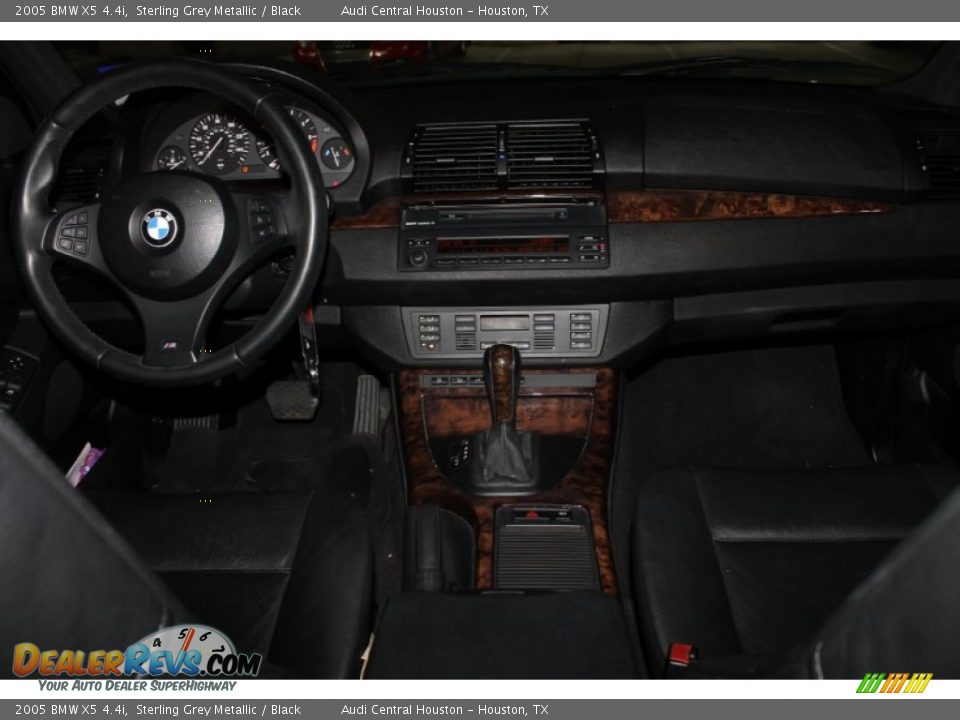 2005 BMW X5 4.4i Sterling Grey Metallic / Black Photo #24