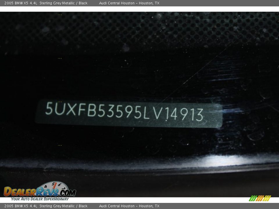 2005 BMW X5 4.4i Sterling Grey Metallic / Black Photo #31
