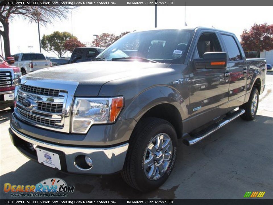 2013 Ford F150 XLT SuperCrew Sterling Gray Metallic / Steel Gray Photo #1