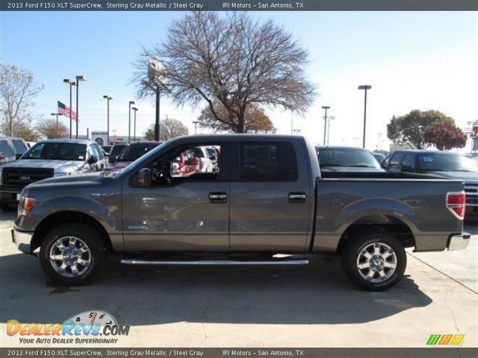 2013 Ford F150 XLT SuperCrew Sterling Gray Metallic / Steel Gray Photo #2