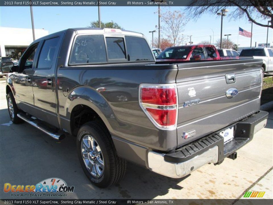 2013 Ford F150 XLT SuperCrew Sterling Gray Metallic / Steel Gray Photo #3