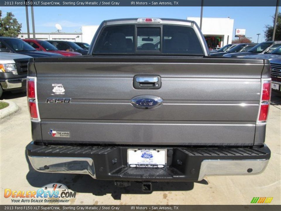 2013 Ford F150 XLT SuperCrew Sterling Gray Metallic / Steel Gray Photo #4