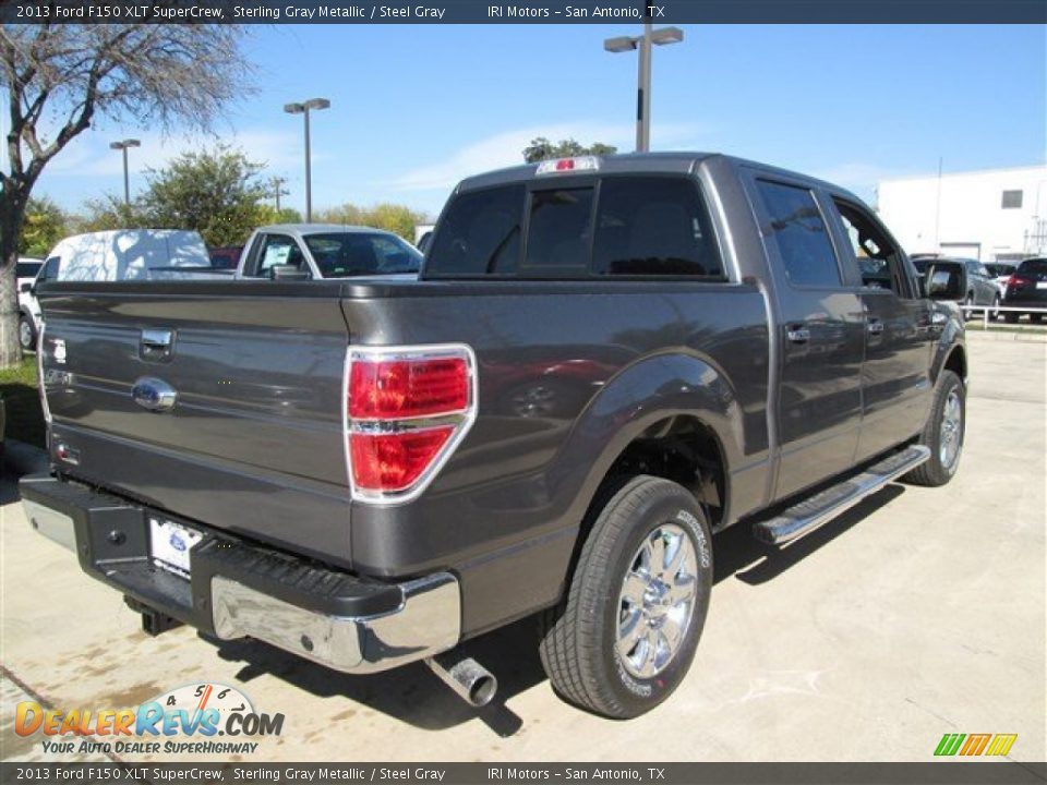 2013 Ford F150 XLT SuperCrew Sterling Gray Metallic / Steel Gray Photo #5