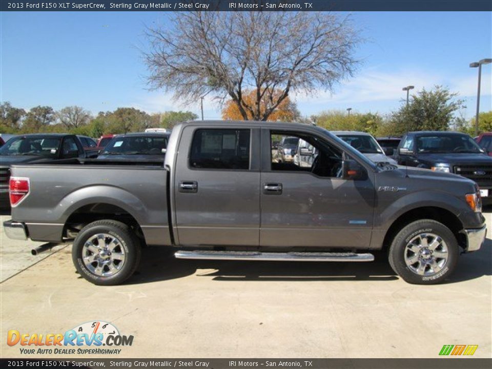 2013 Ford F150 XLT SuperCrew Sterling Gray Metallic / Steel Gray Photo #6