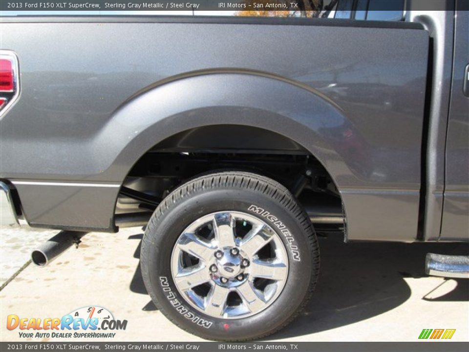 2013 Ford F150 XLT SuperCrew Sterling Gray Metallic / Steel Gray Photo #7