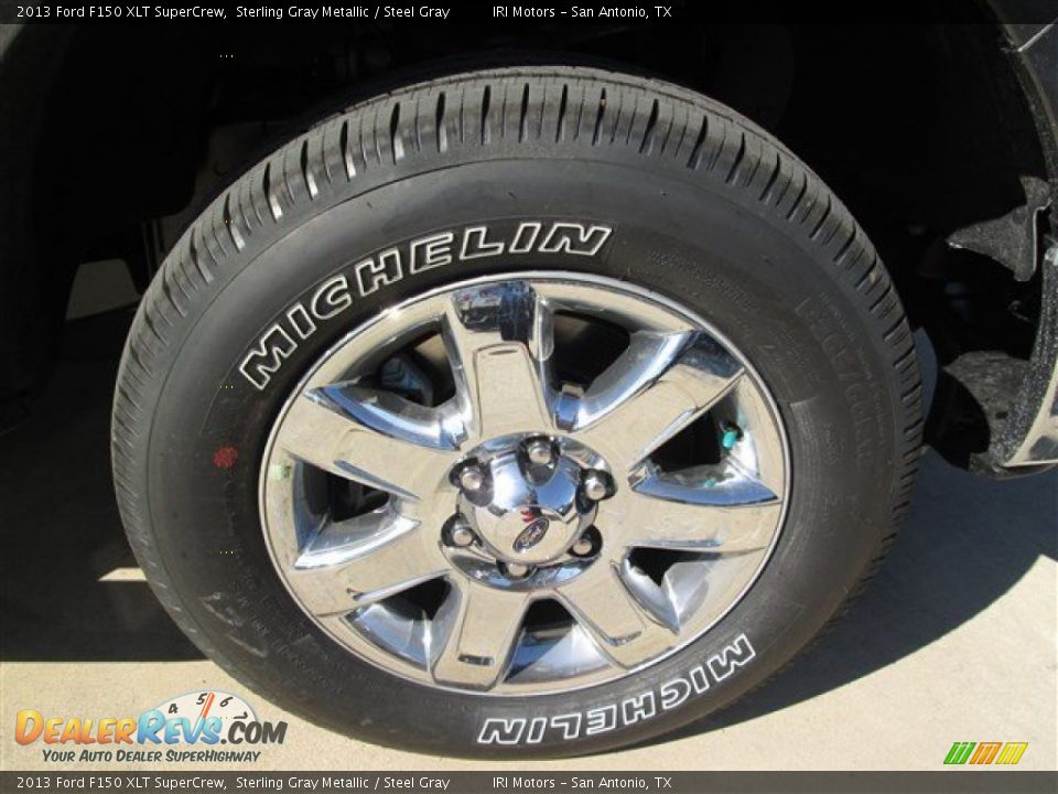 2013 Ford F150 XLT SuperCrew Sterling Gray Metallic / Steel Gray Photo #9