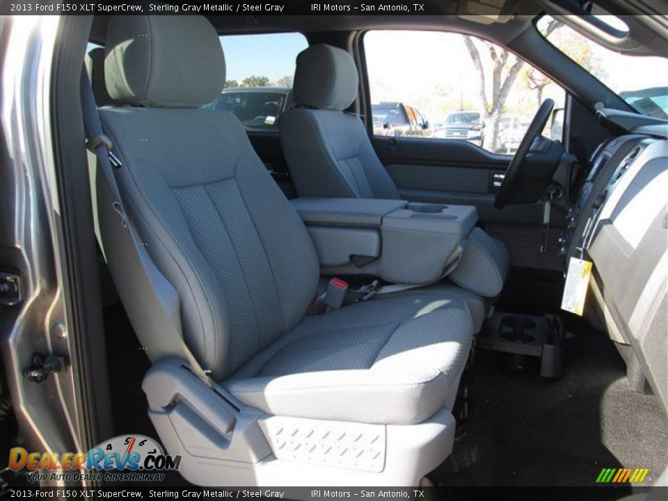 2013 Ford F150 XLT SuperCrew Sterling Gray Metallic / Steel Gray Photo #11