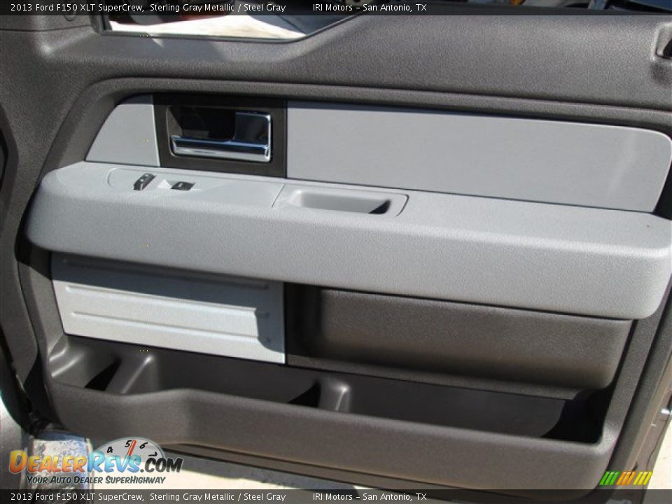 2013 Ford F150 XLT SuperCrew Sterling Gray Metallic / Steel Gray Photo #12