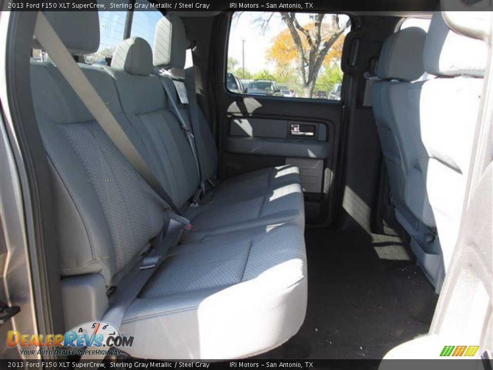2013 Ford F150 XLT SuperCrew Sterling Gray Metallic / Steel Gray Photo #14
