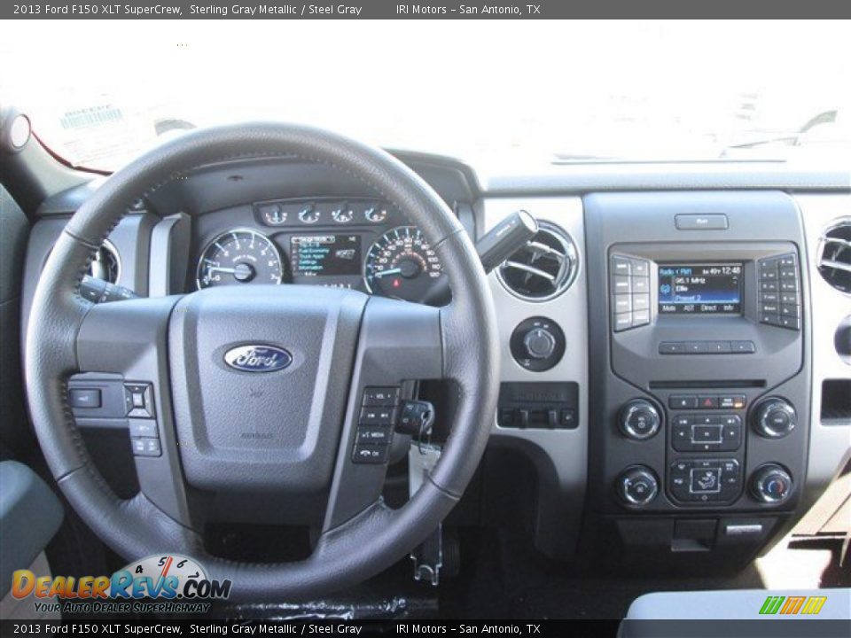 2013 Ford F150 XLT SuperCrew Sterling Gray Metallic / Steel Gray Photo #15