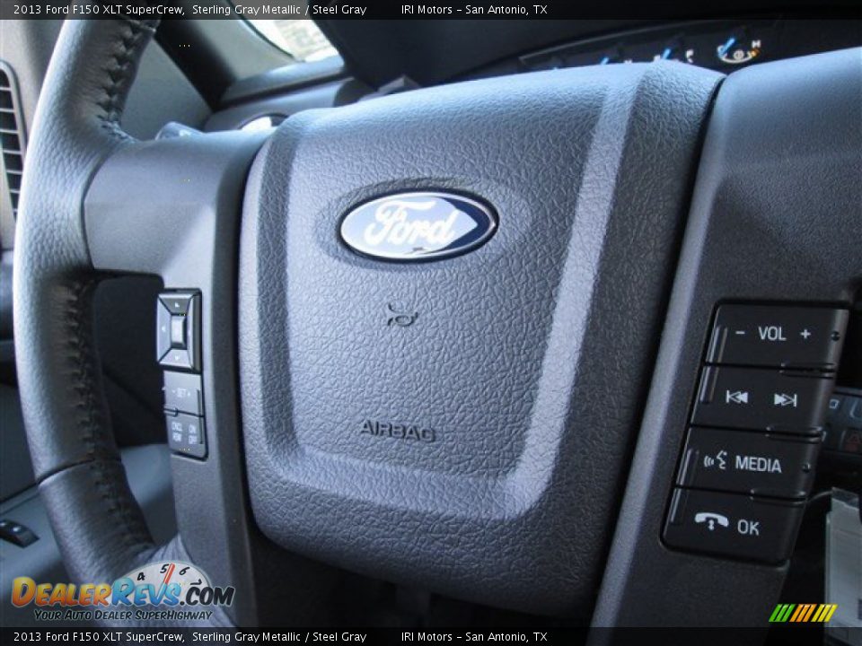 2013 Ford F150 XLT SuperCrew Sterling Gray Metallic / Steel Gray Photo #16
