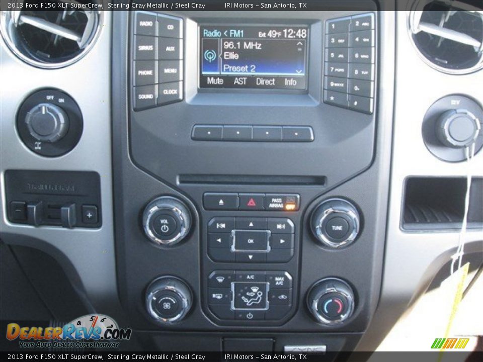 2013 Ford F150 XLT SuperCrew Sterling Gray Metallic / Steel Gray Photo #17