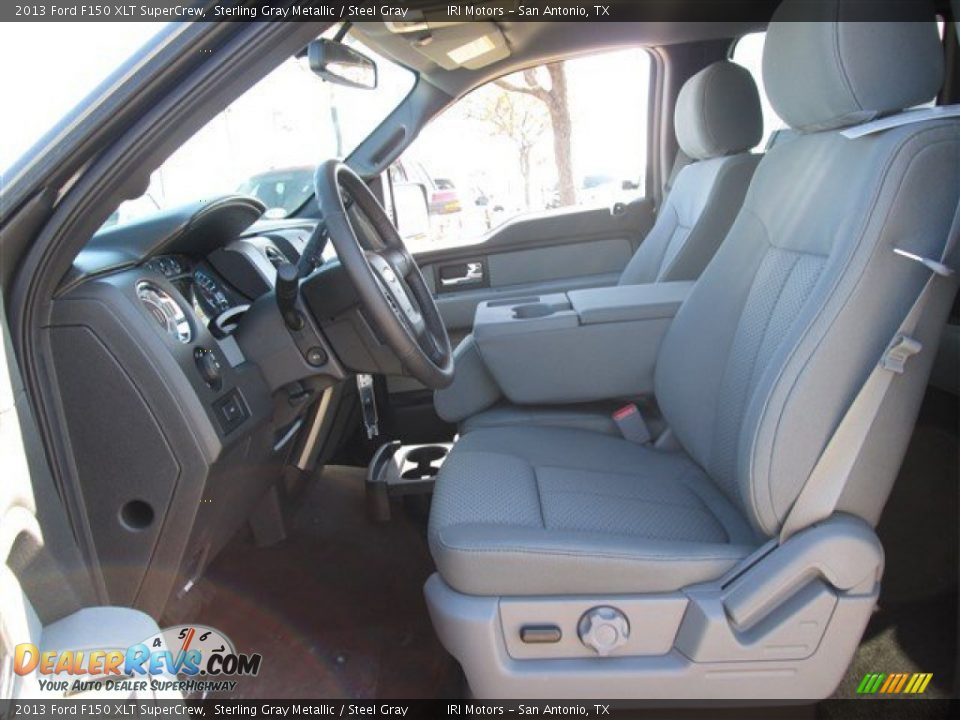 2013 Ford F150 XLT SuperCrew Sterling Gray Metallic / Steel Gray Photo #19