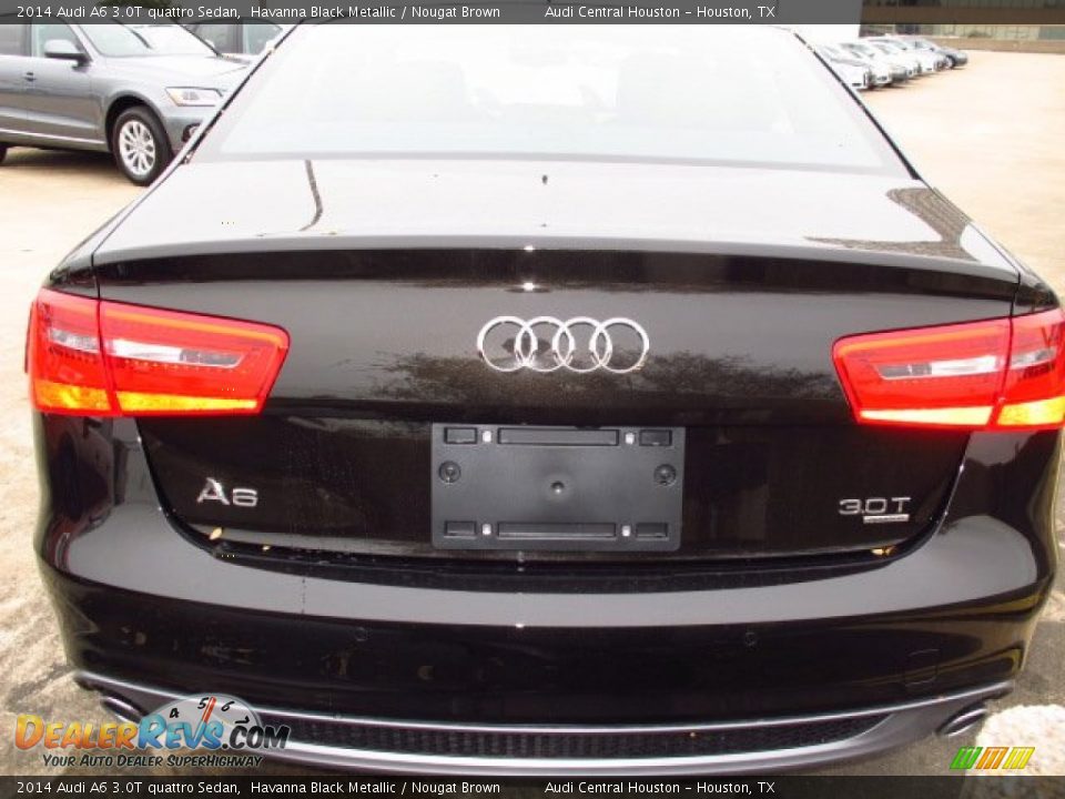 2014 Audi A6 3.0T quattro Sedan Havanna Black Metallic / Nougat Brown Photo #3