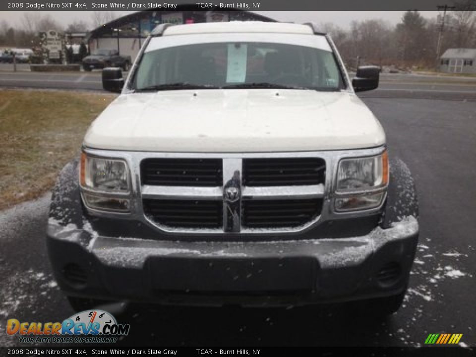 2008 Dodge Nitro SXT 4x4 Stone White / Dark Slate Gray Photo #3