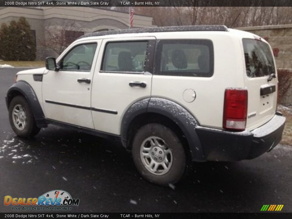 2008 Dodge Nitro SXT 4x4 Stone White / Dark Slate Gray Photo #7