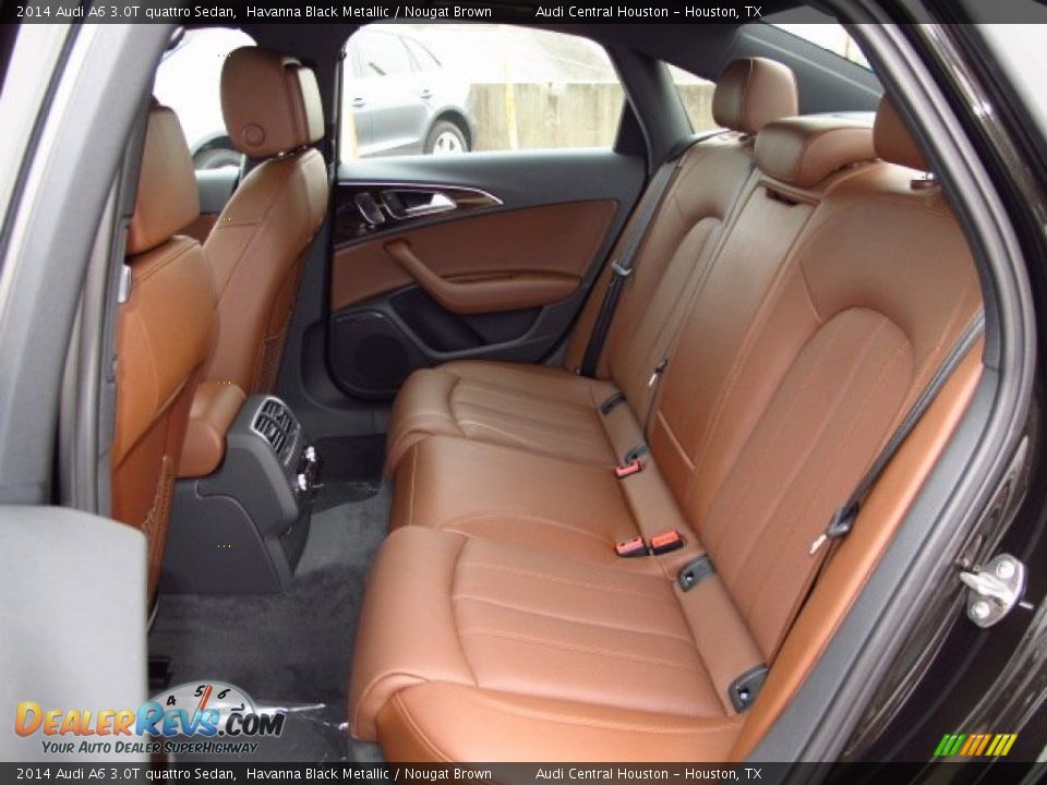 2014 Audi A6 3.0T quattro Sedan Havanna Black Metallic / Nougat Brown Photo #13