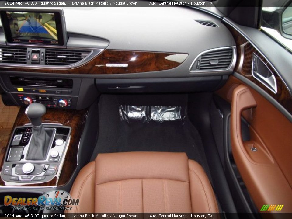 2014 Audi A6 3.0T quattro Sedan Havanna Black Metallic / Nougat Brown Photo #15