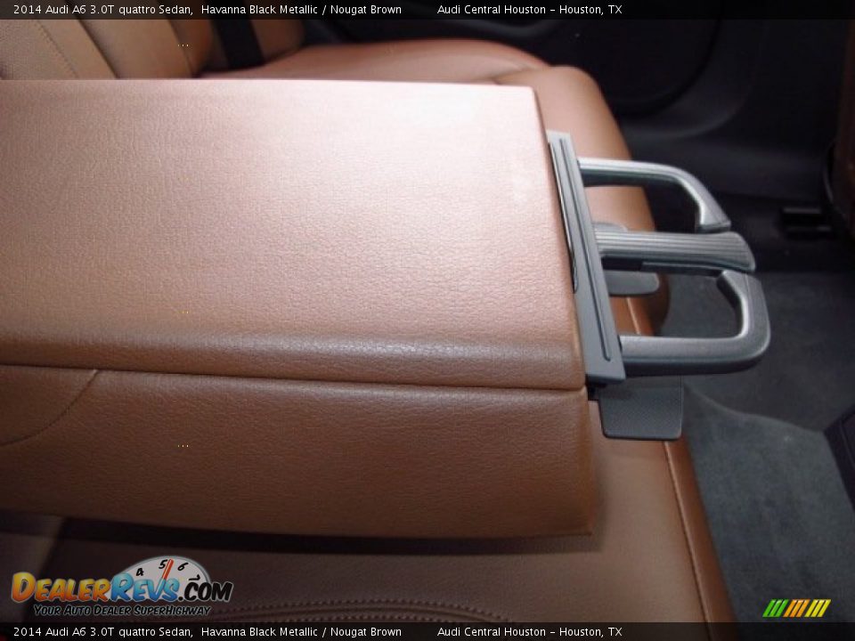 2014 Audi A6 3.0T quattro Sedan Havanna Black Metallic / Nougat Brown Photo #16
