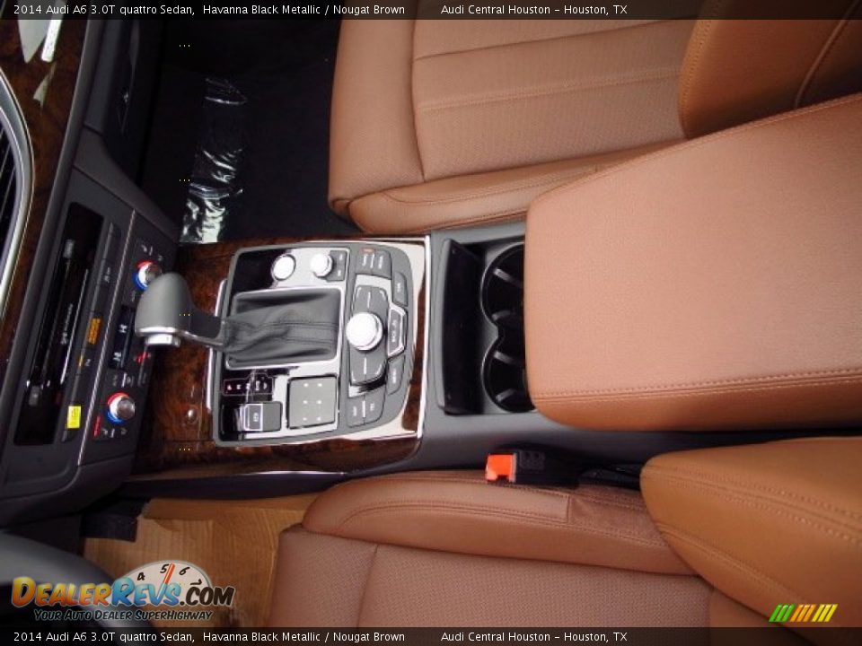 2014 Audi A6 3.0T quattro Sedan Havanna Black Metallic / Nougat Brown Photo #20