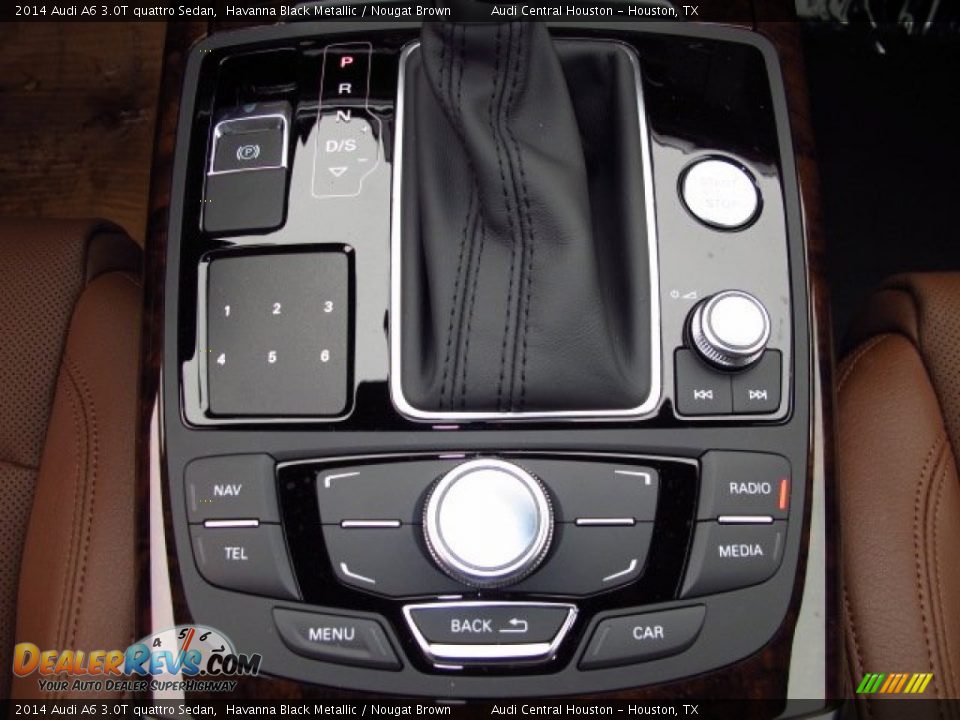 2014 Audi A6 3.0T quattro Sedan Havanna Black Metallic / Nougat Brown Photo #21