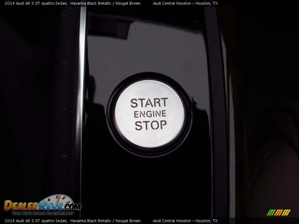 2014 Audi A6 3.0T quattro Sedan Havanna Black Metallic / Nougat Brown Photo #22
