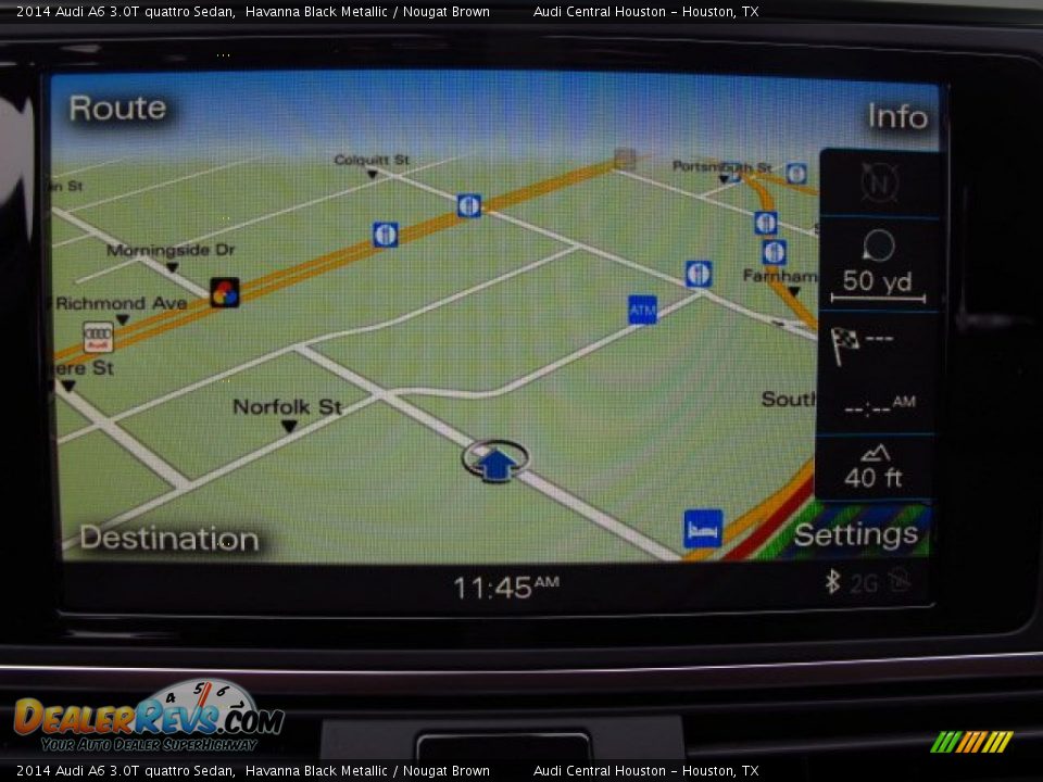 2014 Audi A6 3.0T quattro Sedan Havanna Black Metallic / Nougat Brown Photo #25