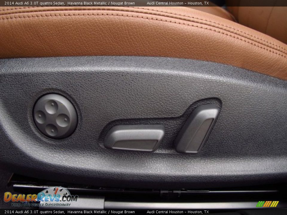 2014 Audi A6 3.0T quattro Sedan Havanna Black Metallic / Nougat Brown Photo #27