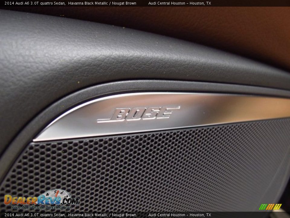 2014 Audi A6 3.0T quattro Sedan Havanna Black Metallic / Nougat Brown Photo #28