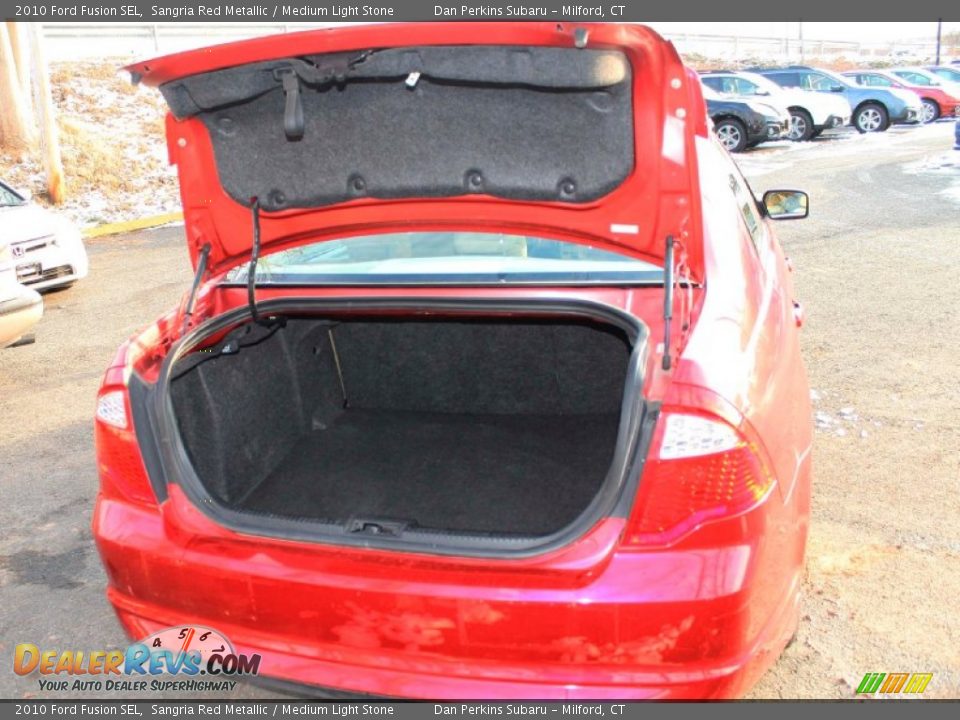 2010 Ford Fusion SEL Sangria Red Metallic / Medium Light Stone Photo #8