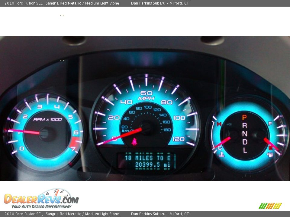 2010 Ford Fusion SEL Sangria Red Metallic / Medium Light Stone Photo #15