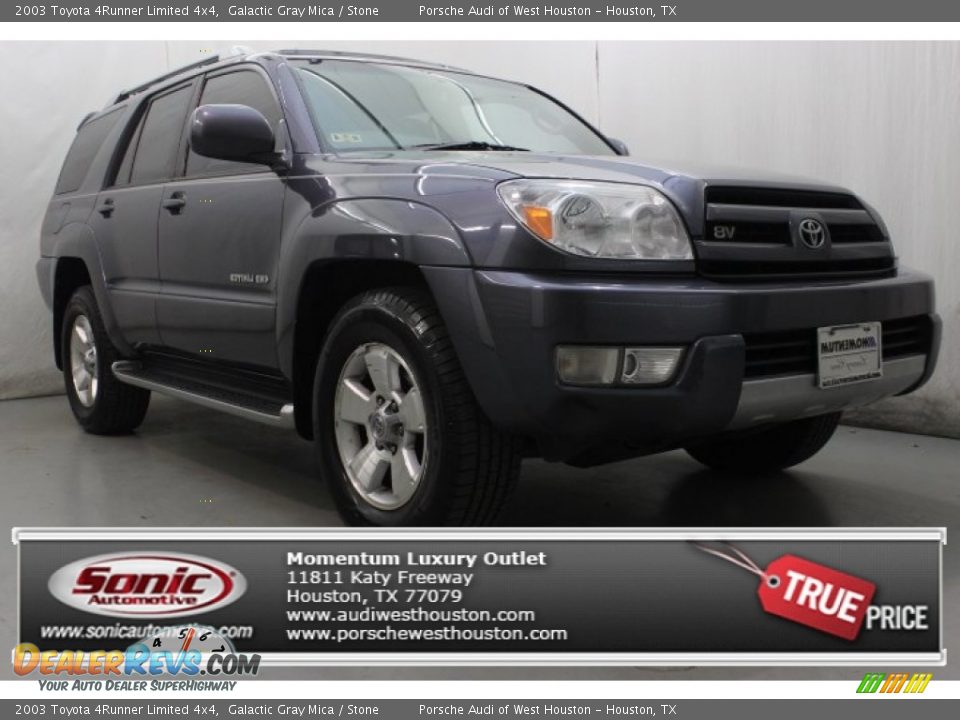 2003 Toyota 4Runner Limited 4x4 Galactic Gray Mica / Stone Photo #1