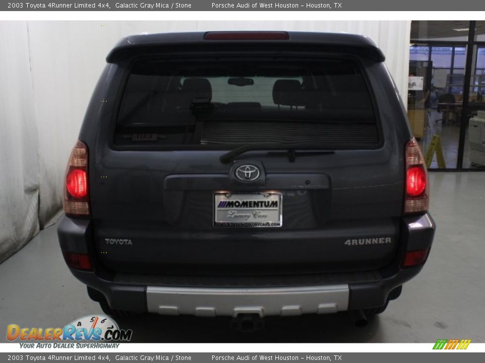 2003 Toyota 4Runner Limited 4x4 Galactic Gray Mica / Stone Photo #5