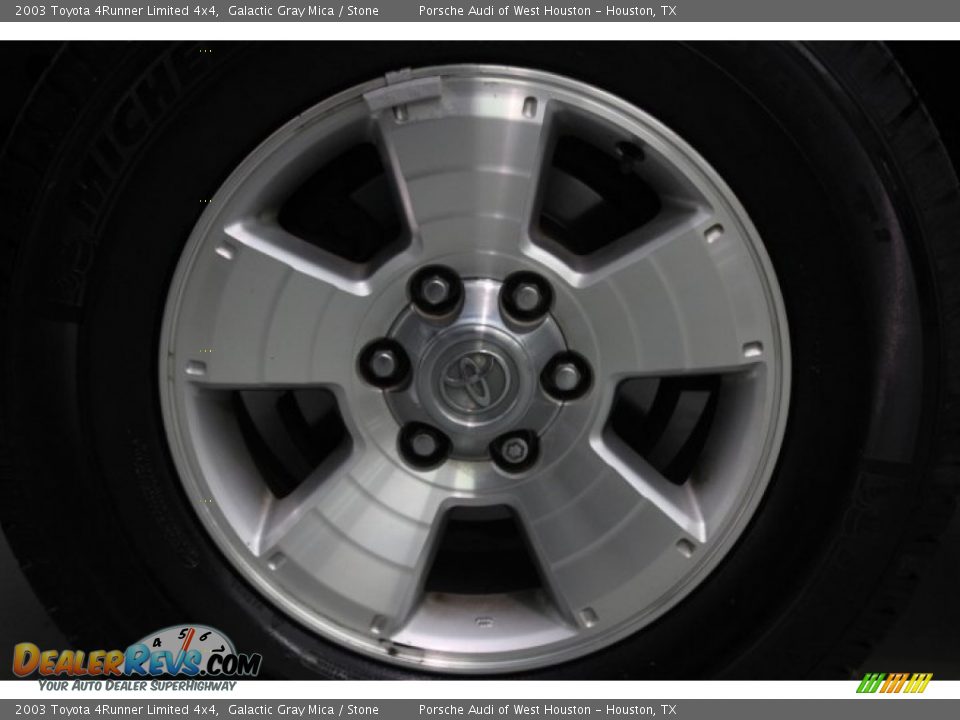 2003 Toyota 4Runner Limited 4x4 Galactic Gray Mica / Stone Photo #8