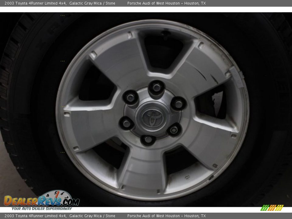 2003 Toyota 4Runner Limited 4x4 Galactic Gray Mica / Stone Photo #10