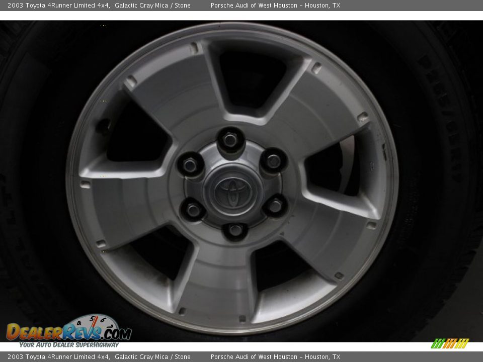 2003 Toyota 4Runner Limited 4x4 Galactic Gray Mica / Stone Photo #11