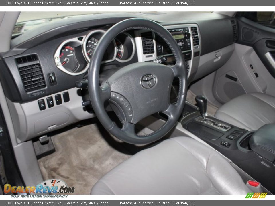 2003 Toyota 4Runner Limited 4x4 Galactic Gray Mica / Stone Photo #13