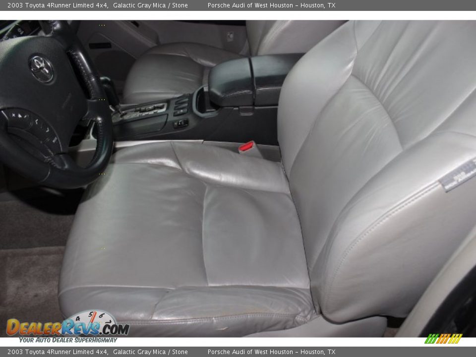 2003 Toyota 4Runner Limited 4x4 Galactic Gray Mica / Stone Photo #14