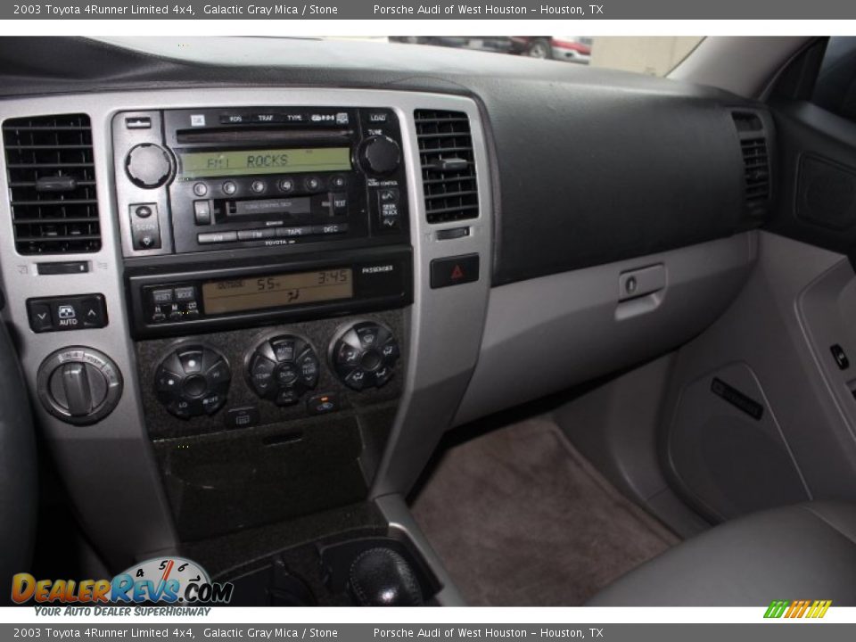 2003 Toyota 4Runner Limited 4x4 Galactic Gray Mica / Stone Photo #16