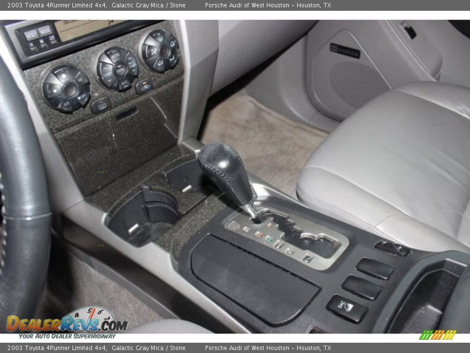 2003 Toyota 4Runner Limited 4x4 Galactic Gray Mica / Stone Photo #17