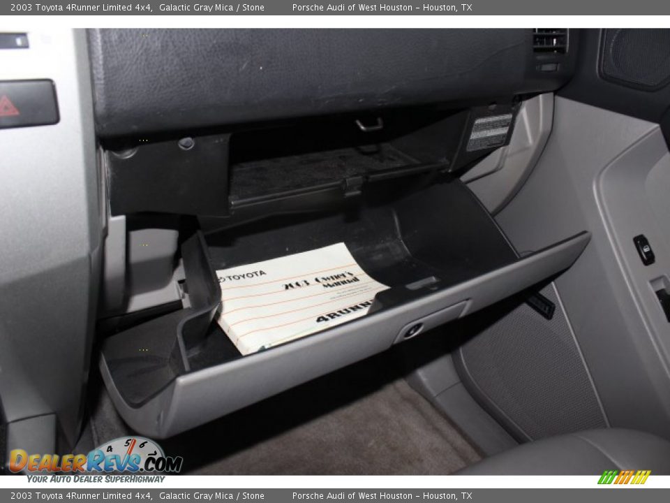2003 Toyota 4Runner Limited 4x4 Galactic Gray Mica / Stone Photo #20