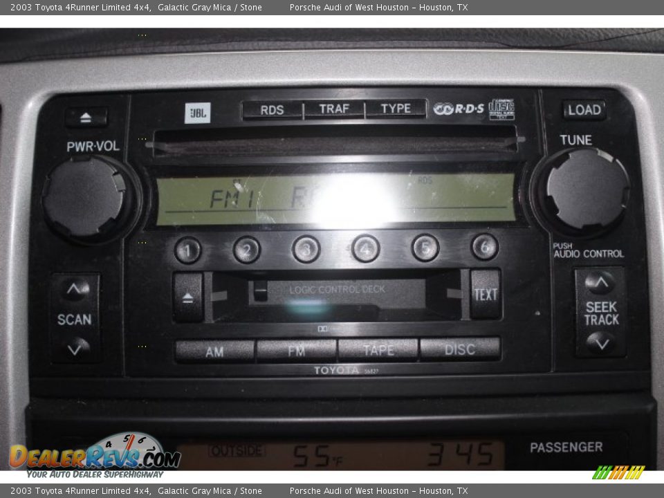 2003 Toyota 4Runner Limited 4x4 Galactic Gray Mica / Stone Photo #21